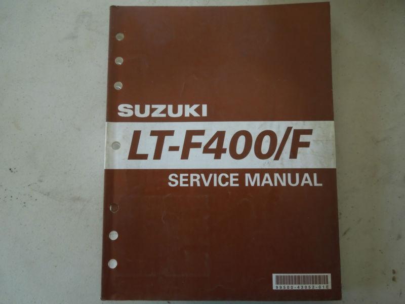 Suzuki atv, lt-f400f, oem service manuel