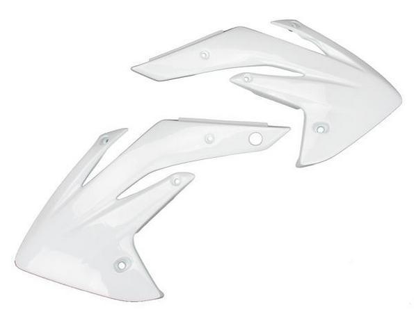 Ufo plastics radiator cover white for honda crf 150r 07-09