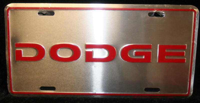 Dodge car truck license plate tag sign logo emblem cummins ram 4x4 1500 2500 new