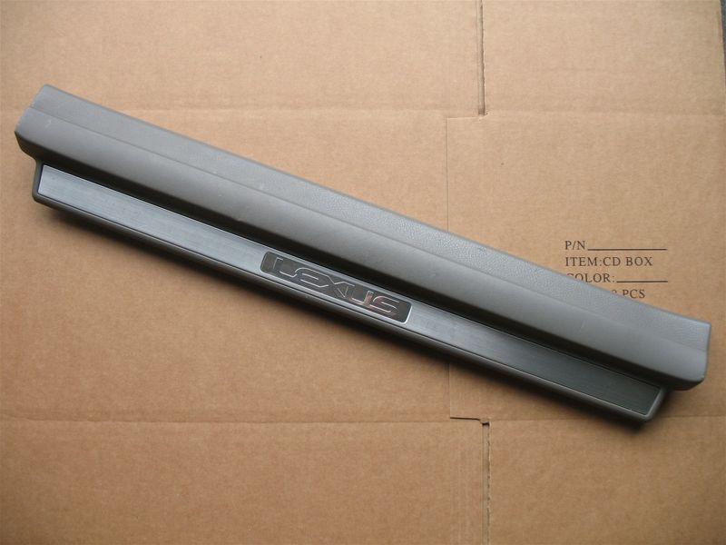 01 02 03 lexus ls ls430 front right passenger side door trim sill brown 2001