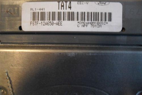 1996 1997 f250 f350 5.8l ecm ecu f6tf-12a650-aee tat4 mass air 351w e40d