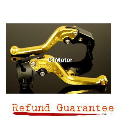 Clutch brake levers 2005 2006 for kawasaki zx6r zx636r zx6rr gold lever g