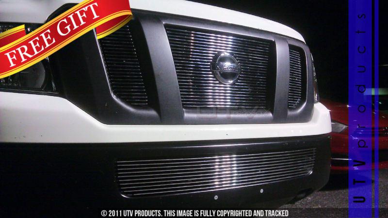 2012 - 2013 nissan nv 1500 2500 hd 4pc combo chrome billet grille kit van cargo