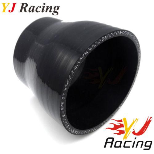  63mm to 76mm silicone reducer hose straight coupler black