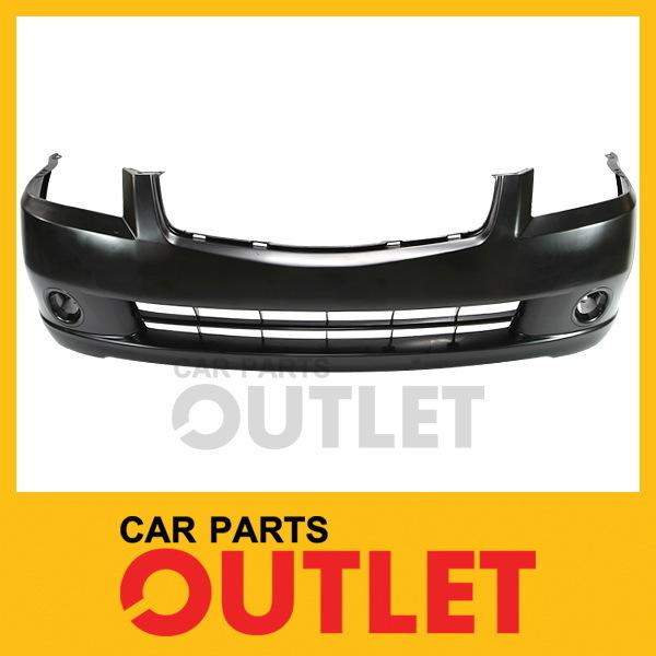 05 06 nissan altima front bumper cover 2.5l 3.5l raw plastic mat black unpainted