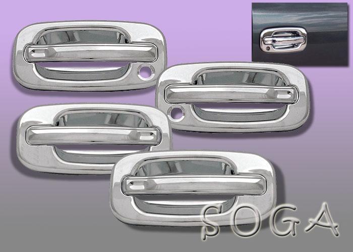 99-06 sierra yukon tahoe chrome door handle cover 05 04