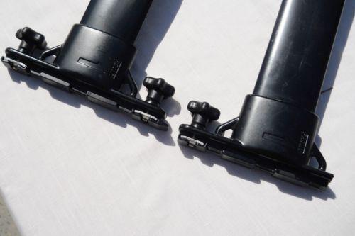 Toyota highlander oem roof rack pair 1 great, 1 damaged 