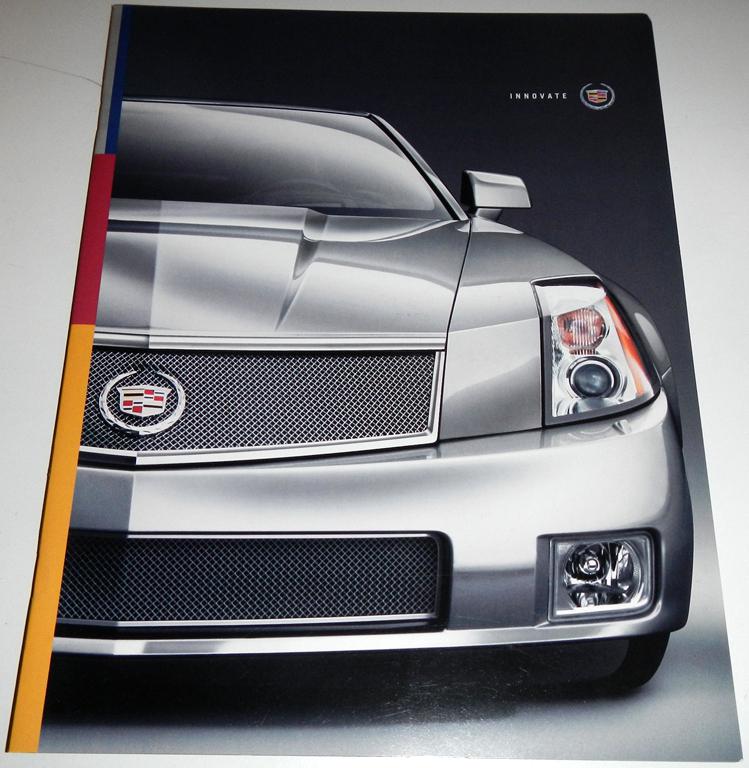 2006 cadillac full line brochure ft sts srx escalade xlr cts v series +