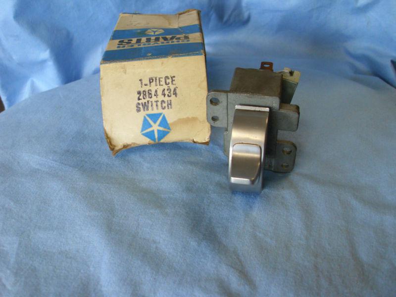 Genuine mopar 1969-71 fury polara monaco newport 3-speed c-body wiper switch