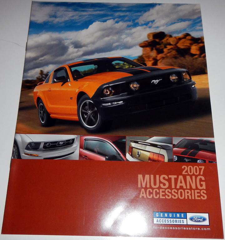 2007 ford mustang accessories brochure