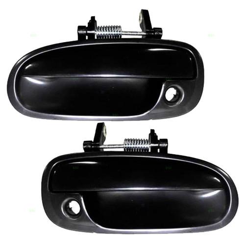 New pair set outside outer exterior front door handle assembly 96-00 honda civic