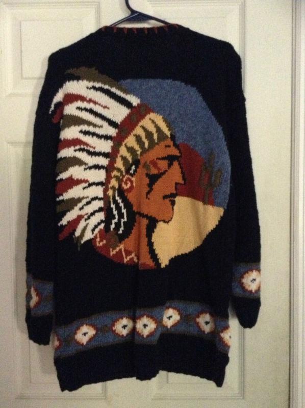  indian chief knit sweater