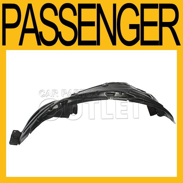 09-10 nissan murano fender liner splash shield right passenger side r/h