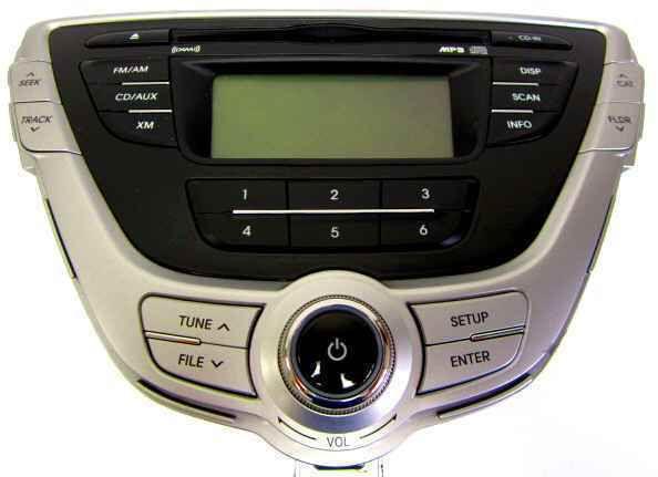 11 12 13 hyundai elantra radio cd mp3 xm ready oem lkq