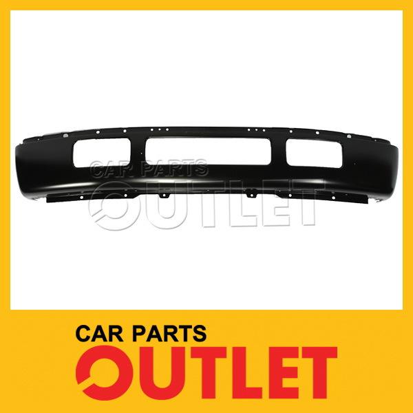 2005 ford f450 f550 pickup front bumper face bar w/flare hole xl xlt lariat