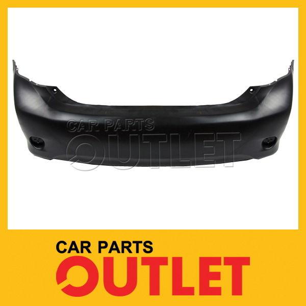 2009 2010 jap built corolla ce le rear bumper raw matte black non primed w/o lip