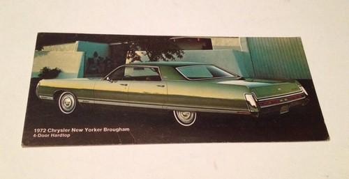 1972 chrysler new yorker brougham postcard