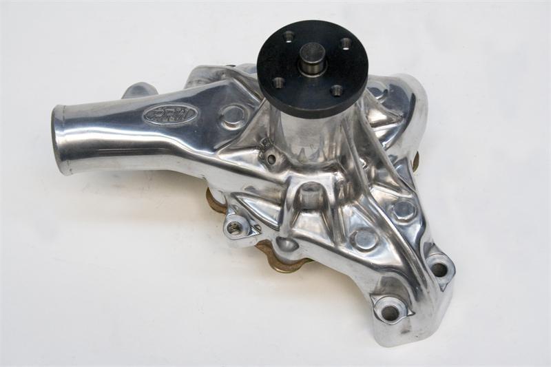 High performance chevy small block 1987-1995 v8-v6 alum water pump polished 8891