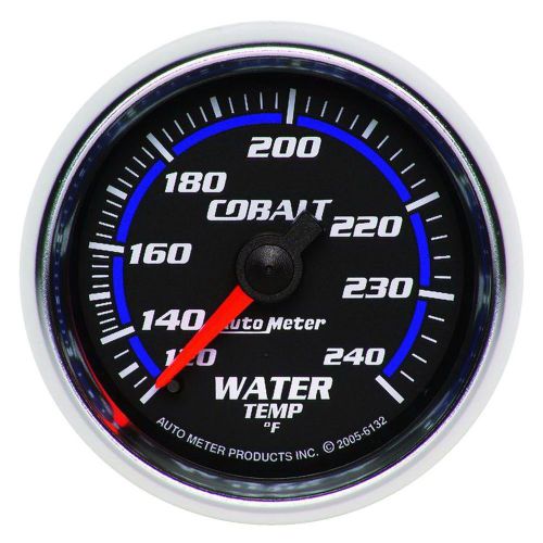 Auto meter 6132 cobalt; mechanical water temperature gauge