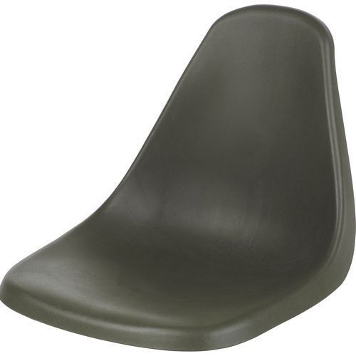 1 boat seat, plastic molded, dark green