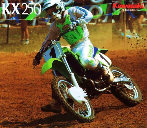 1987 kawasaki kx250 brochure--kawasaki kx250-e1