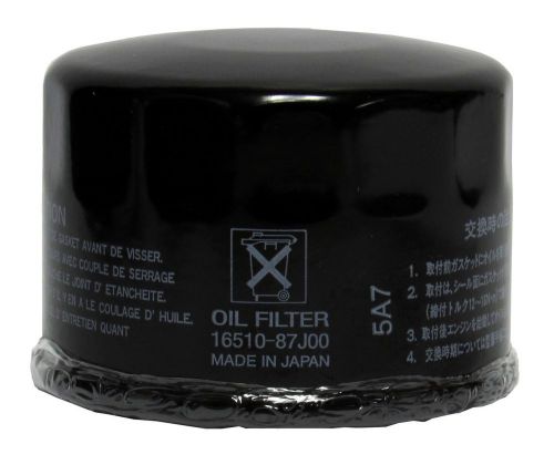 Oem genuine suzuki oil filter for df 25, 30, 40, 50, 60, 70 outboard 16510-87j00