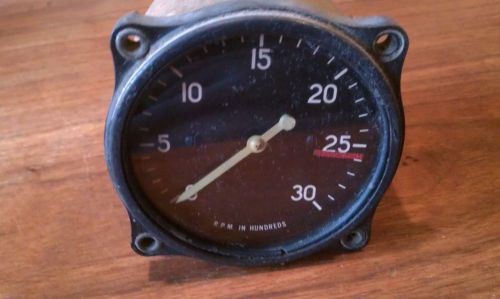 Vintage unknown airplane tachometer aviation hotrod rat rod