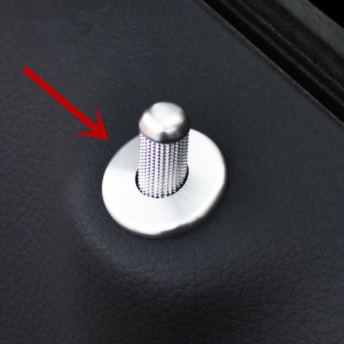 Inner door lock pin pins cover trim for mercedes benz glc x205 2015-2016  4pcs