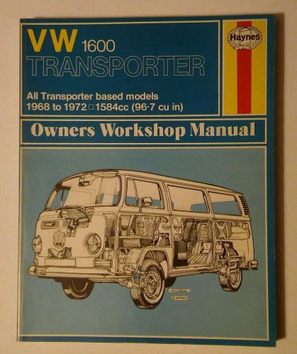 Haynes vw 1600 transporter owners workshop manual
