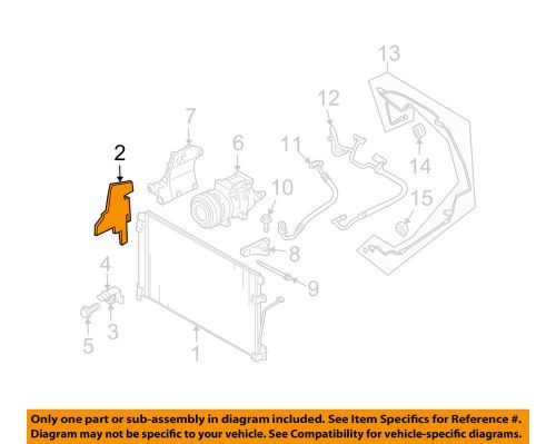 Subaru oem a/c condenser, compressor lines-condenser packing 73776xa00a