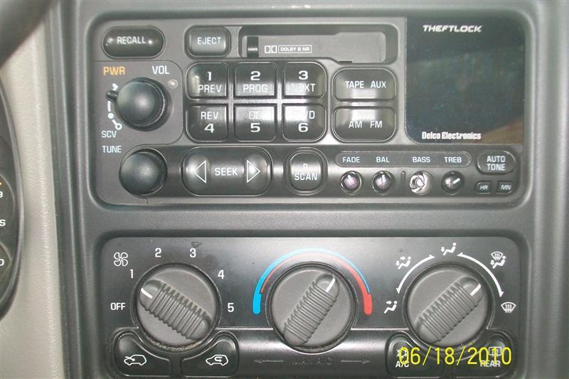 Radio/stereo for 95 96 97 98 99 chevy 1500 pickup ~