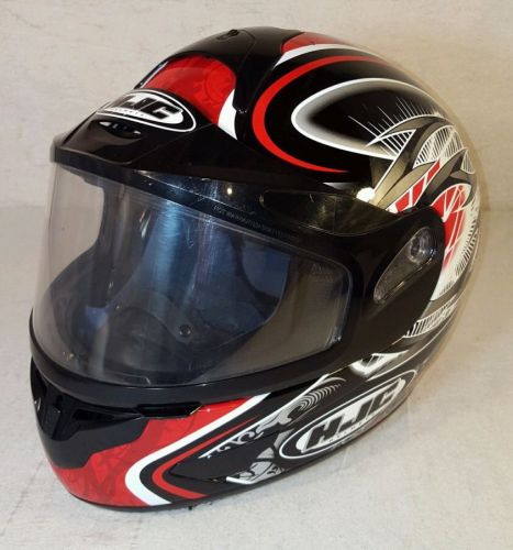 Hjc cl-16 hellion red l dual lens helmet