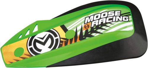 New moose racing podium repl. shields, green, moose rebound/probend handguards