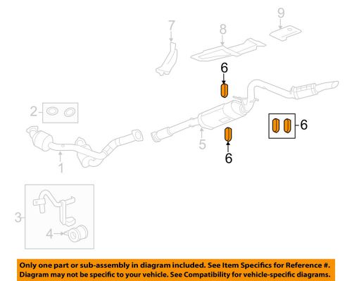 Gm oem exhaust-muffler &amp; pipe insulator 15092802