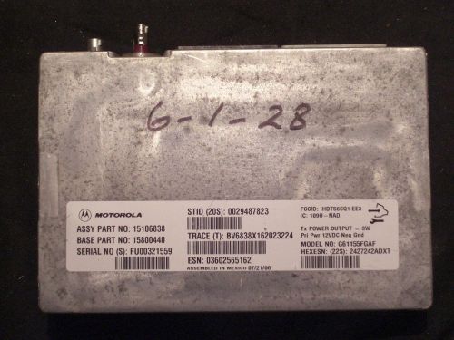 Escalade/tahoe/suburban/yukon/sierra telephone radio module oem part#15106838