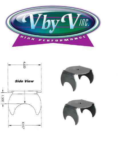 3&#034; bag bracket over axle air ride 1(pr) each