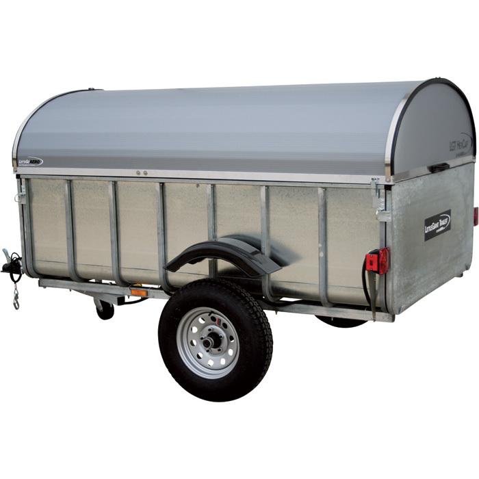 Hexcap hard shell cover for littlegiant trailer- 7 ft. l x 4 1/2 ft. w