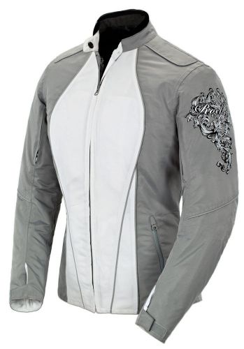 Joe rocket alter ego 3.0 jacket silver / white ladie&#039;s size xl-large