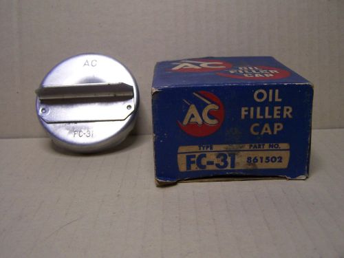 Nos ac oil filler cap 1960-1967 chevrolet corvair fc-31 861502