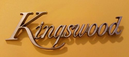 Vintage 1969 1972 chevy chevrolet kingswood emblem script 8737960