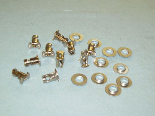 50 hollow steel  dzus  7/16&#034;  1/4 turn fasteners .500&#034; long, made in usa