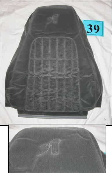 93-02 camaro gray cloth 30th anniversary passenger factory front seat back cover