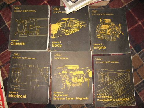 1973 ford car shop manuals