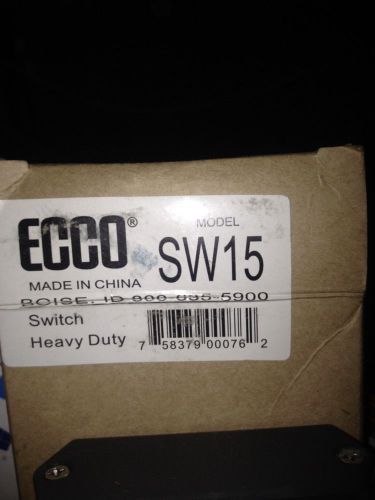 Ecco sw15 universal electro mechanical backup back up alarm actuation switch