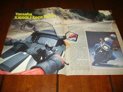 1983 yamaha xj650 lj seca turbocharged  ***original article***