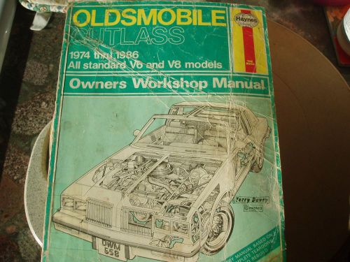 Haynes 658 oldsmobile cutlass 1974 thru 1986 workshop manual