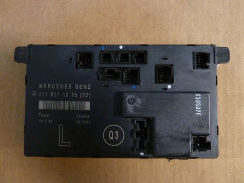 W211 driver multiplex door control module left 2118201585 e320 e500 e55 e350