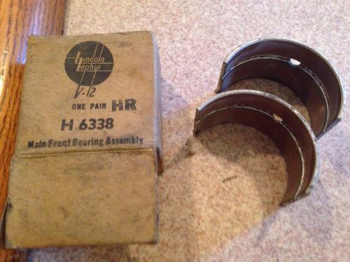 Lincoln zephyr / continental v12 front main bearing standard h6338 hr