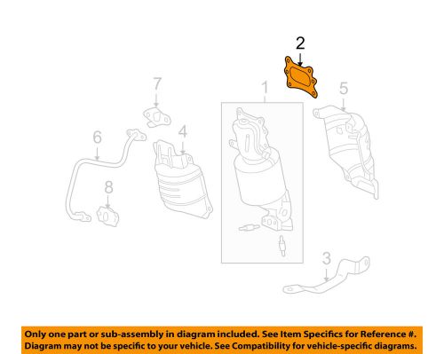 Honda oem exhaust manifold-flange gasket 18115r70a01