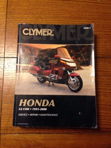 Clymer repair service manual honda goldwing 1993-2000